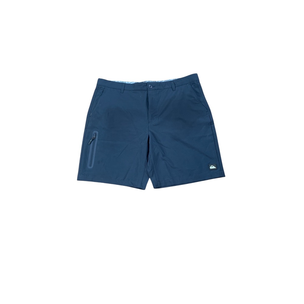 Quiksilver Men's Navy Blue Cargo Board Shorts Size 38 Outdoor‎ Beach